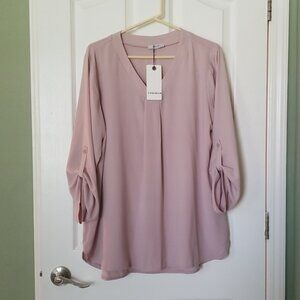 3/4 Cuffed Sleeve Blouse